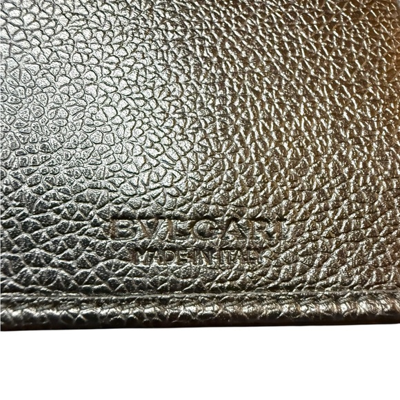 Bulgari Black Leather and Canvas Long Wallet - Picture 7 of 10